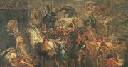 RUBENS, Pieter Pauwel, Triumphal Entry of Henry IV into Paris